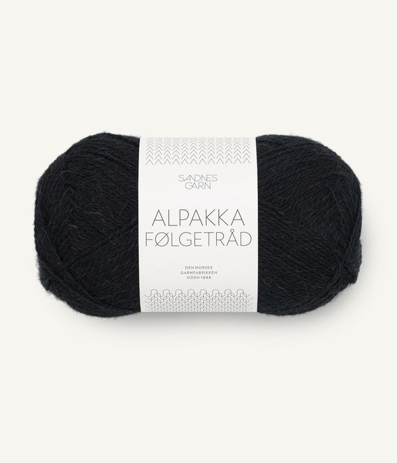 Hovedbilde Alpakka Følgetråd 1099 Black